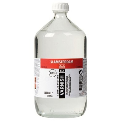 Materiais Belas Artes - Verniz acrilico brilhante Amsterdam Talens, 250 ml. | totenart.com