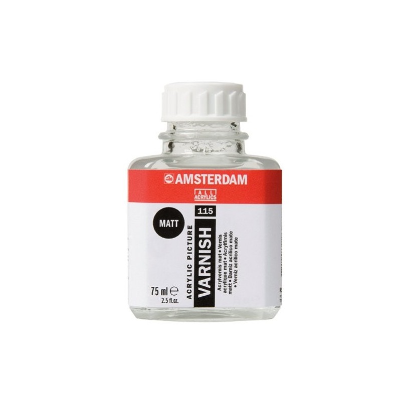 Materiais Belas Artes - Verniz acrilico mate Amsterdam Talens, 75 ml. | totenart.com