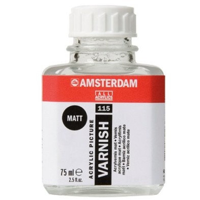 Materiais Belas Artes - Verniz acrilico mate Amsterdam Talens, 75 ml. | totenart.com