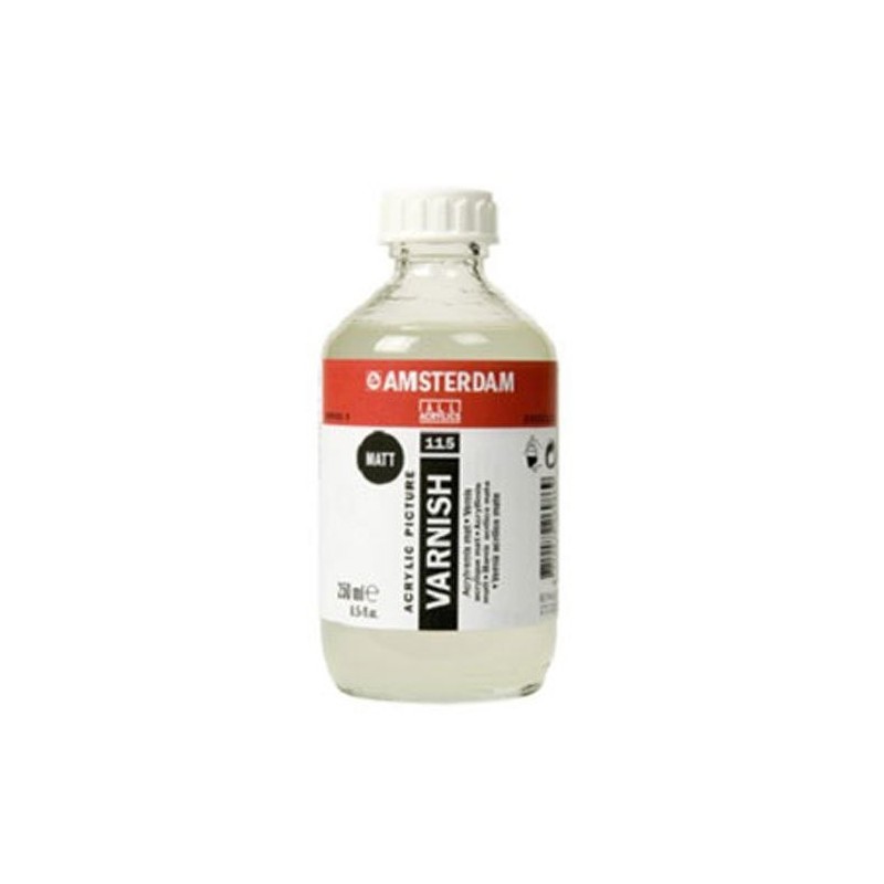 Materiais Belas Artes - Verniz acrilico mate Amsterdam Talens, 250 ml. | totenart.com