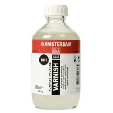 Materiais Belas Artes - Verniz acrilico mate Amsterdam Talens, 250 ml. | totenart.com