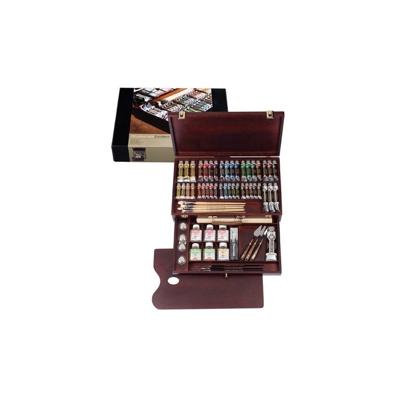 Materiais Belas Artes - Caixa madeira Excellent oleo Rembrandt  | totenart.com