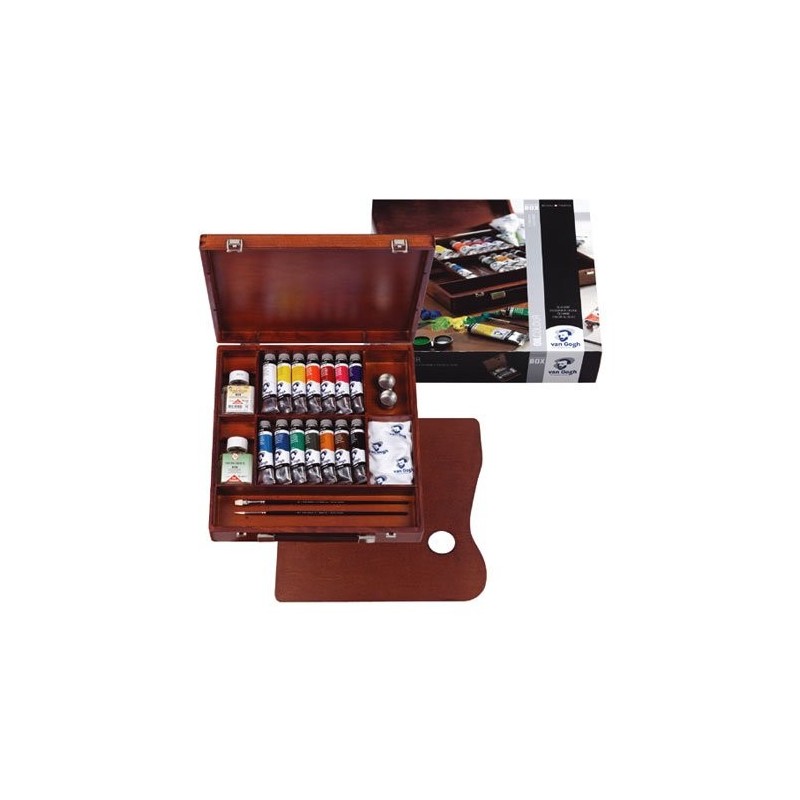Materiais Belas Artes - Oleo Van Gogh, caixa madeira Inspiration | totenart.com\n
