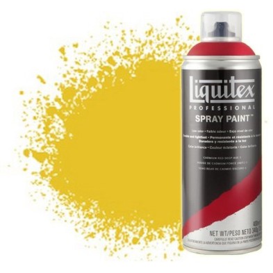 Materiais Belas Artes - Acrilico Spray cádmio amarelo escuro 0163, Liquitex acrílico, 400 ml. | totenart.com