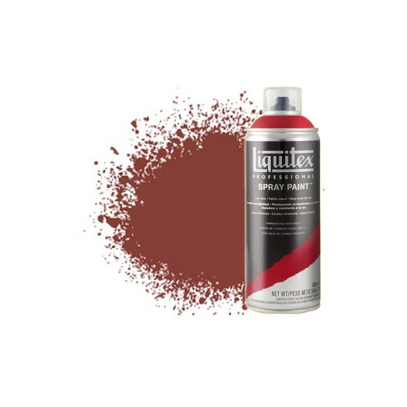 Materiais Belas Artes - Acrilico Spray cádmio luz vermelha 2, 2510, Liquitex acrilico, 400 ml. | totenart.com