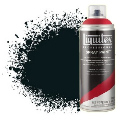 Materiais Belas Artes - Acrilico Spray preto carbono 0337, Liquitex acrílico, 400 ml. | totenart.com