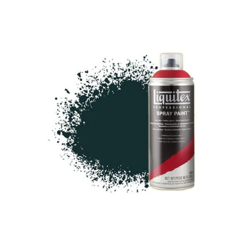 Materiais Belas Artes - Acrilico Spray arremeso permanente de viridian 0398, Liquitex acrílico, 400 ml. | totenart.com