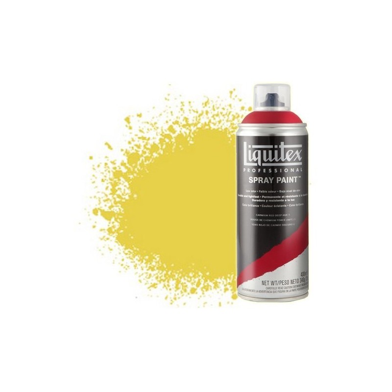 Materiais Belas Artes - Acrilico Spray cádmio médio amarelo 5, 5830 Liquitex acrílico, 400 ml. | totenart.com