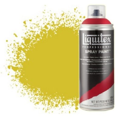 Materiais Belas Artes - Acrilico Spray azo amarelo médio 0412, Liquitex acrílico, 400 ml. | totenart.com