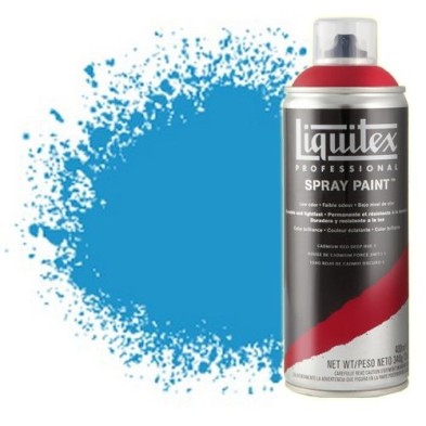 Materiais Belas Artes - Acrilico Spray Azul ceruleo 6, 6470, Liquitex acrílico, 400 ml. | totenart.com