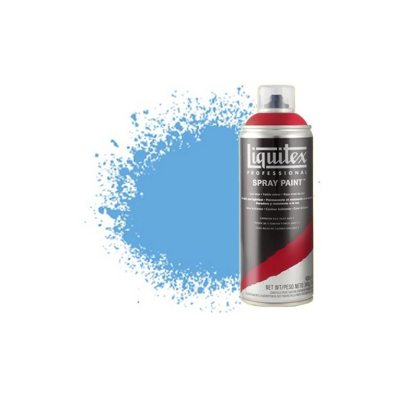 Materiais Belas Artes - Acrilico Spray azul ftalocianina 7 (cor vermelho) 7316, Liquitex acrílico, 400 ml. | totenart.com