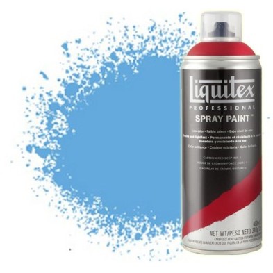 Materiais Belas Artes - Acrilico Spray azul ftalocianina 7 (cor vermelho) 7316, Liquitex acrílico, 400 ml. | totenart.com