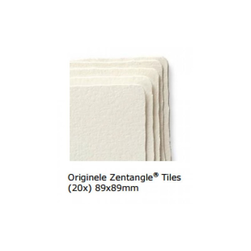 Materiais Belas Artes - Estuche Zentangle 20 papeis brancos | totenart.com