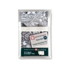 Materiais Belas Artes - Estuche Zentangle 20 papeis brancos | totenart.com