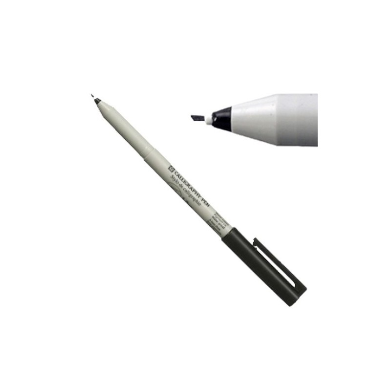 Materiais Belas Artes - Marcador Preto Calligraphy pen 1 Sakura | totenart.com