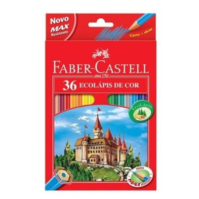 Materiais Belas Artes - Caso 36 cores Faber Castell | totenart.com