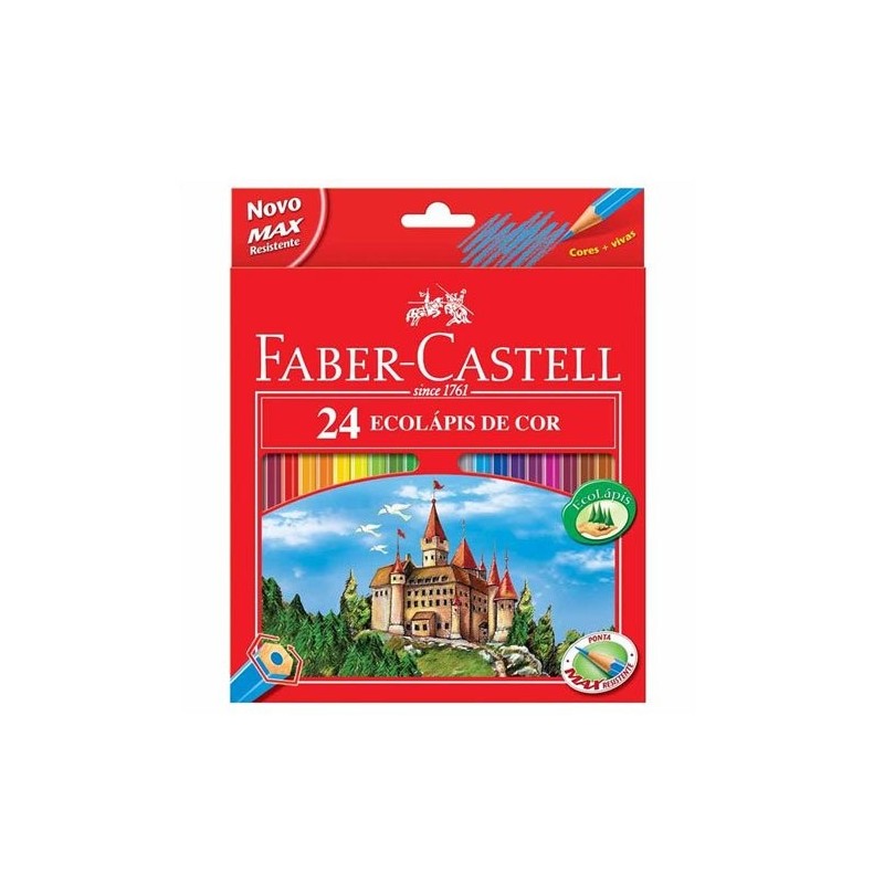 Materiais Belas Artes - Caso 24 cores Faber Castell | totenart.com