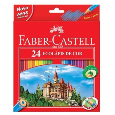 Materiais Belas Artes - Caso 24 cores Faber Castell | totenart.com