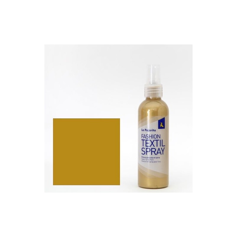 Materiais Belas Artes - Pintura textil Gold 11 SPRAY (100 ml.), La Pajarita | totenart.com