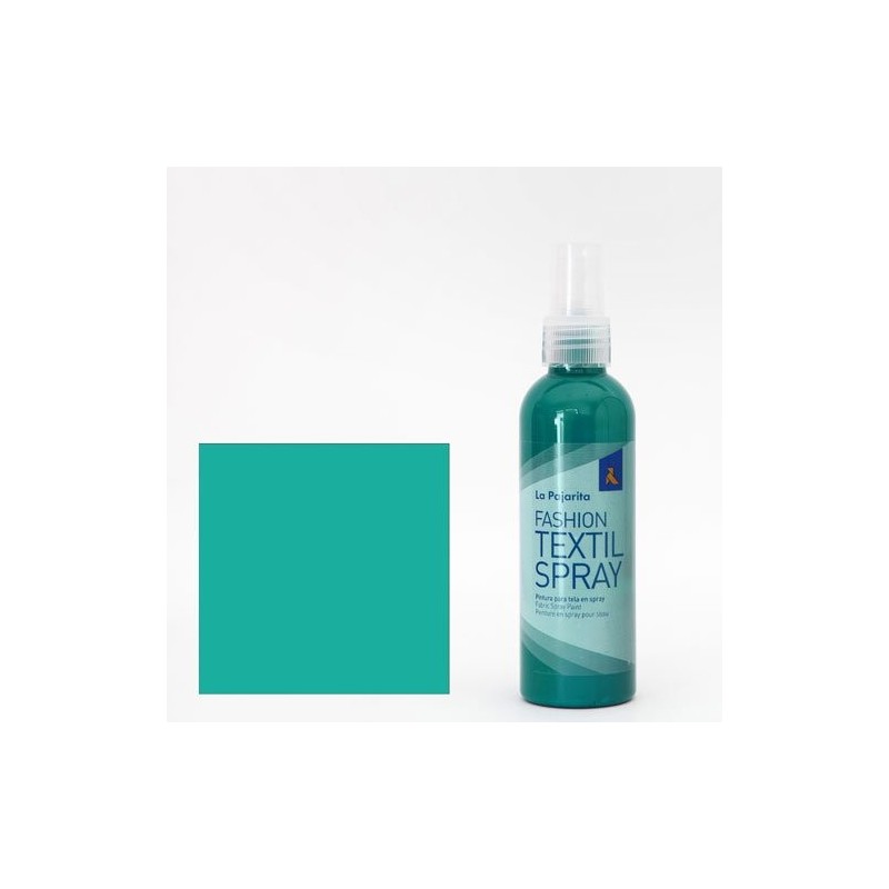 Materiais Belas Artes - Pintura textil Verde Caribbean 08 SPRAY (100 ml.), La Pajarita | totenart.com