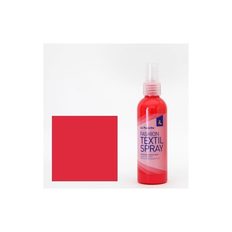 Materiais Belas Artes - Pintura textil Vermelho Cherry 04 SPRAY (100 ml.), La Pajarita | totenart.com