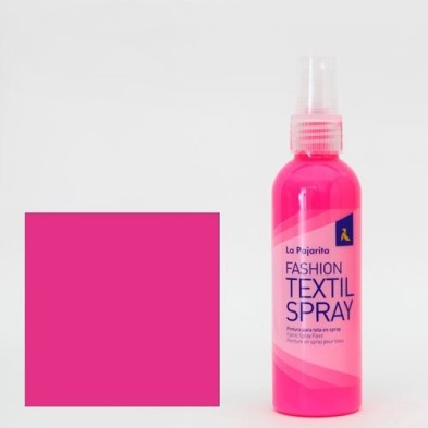Materiais Belas Artes - Pintura textil Rosa  Fluo 15 SPRAY (100 ml.), La Pajarita | totenart.com