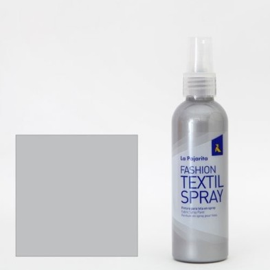Materiais Belas Artes - Pintura textil Silver 12 SPRAY (100 ml.), La Pajarita | totenart.com