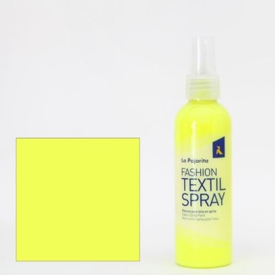 Materiais Belas Artes - Pintura textil Amarelo Fluo 13 SPRAY (100 ml.), La Pajarita | totenart.com