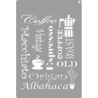 Materiais Belas Artes - Stencil 12 Kitchen 20x30cm. La Pajarita | totenart.com