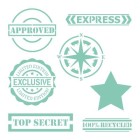 Materiais Belas Artes - Stencil 04 Stamps 20x20cm. La Pajarita | totenart.com