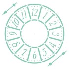 Materiais Belas Artes - Stencil 05 Watch 20x20cm. La Pajarita | totenart.com