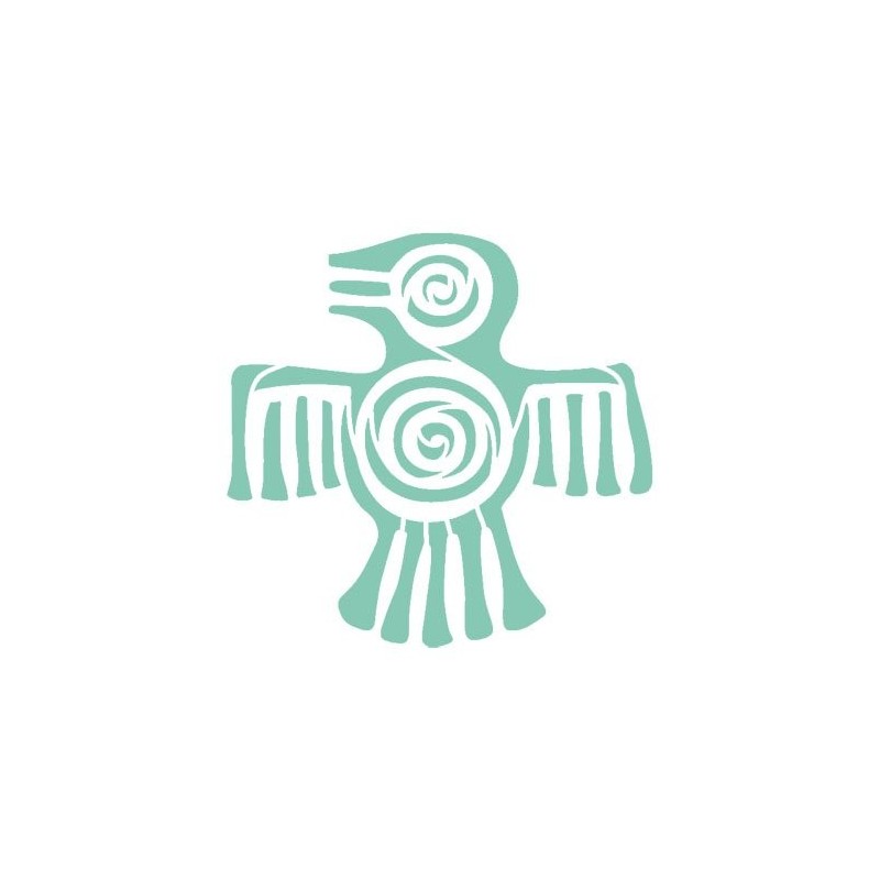 Materiais Belas Artes - Stencil 02 Maya 20x20cm. La Pajarita | totenart.com