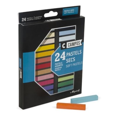 Materiais Belas Artes - Estojo Pastel Campus Raphael 24 cores | totenart.com