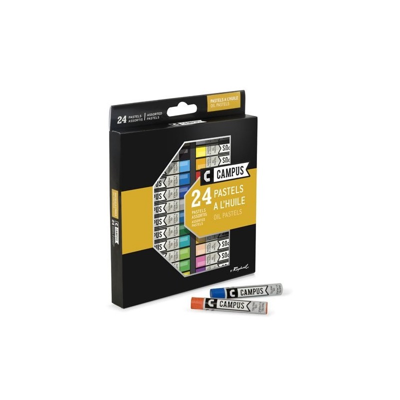 Materiais Belas Artes - Estojo Pastel al Oleo Campus Raphael 24 cores | totenart.com
