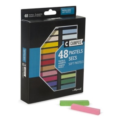 Materiais Belas Artes - Estojo Pastel Campus Raphael 48 cores | totenart.com