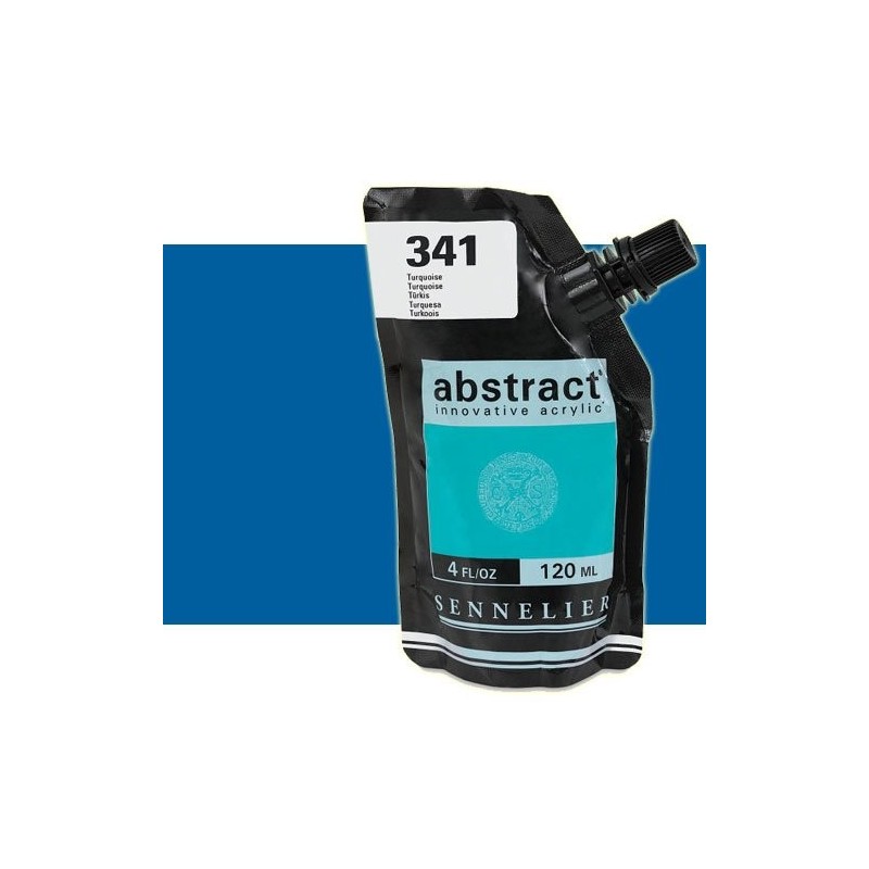 Materiais Belas Artes - Aqrilico Sennelier Abstract Azul Primário 385, 120 ml. | totenart.com