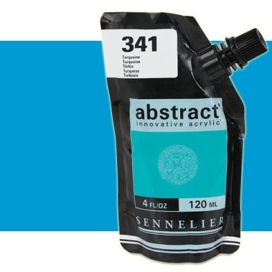 Materiais Belas Artes - Aqrilico Sennelier Abstract Azul Celeste 320, 120 ml. | totenart.com