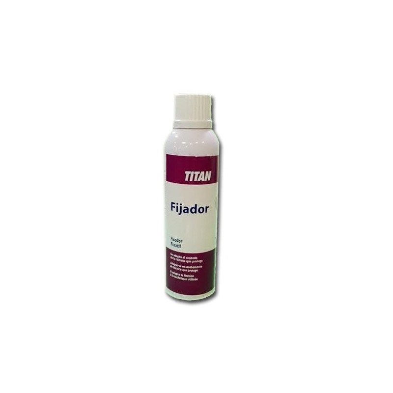 Materiais Belas Artes - Vernis Fixador SPRAY Titan, 200 ml. | totenart.com