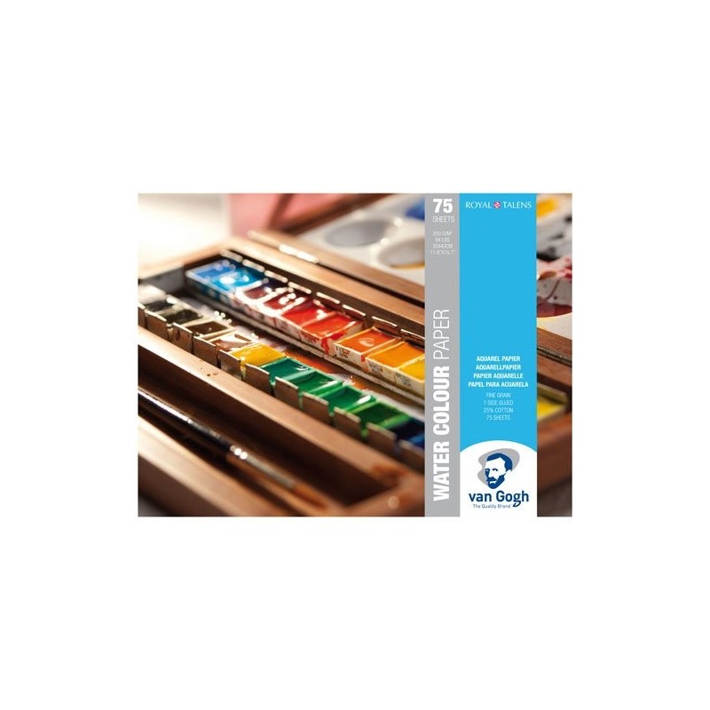 Materiais Belas Artes - Bloco Aquarela Van Gogh 200 gr, 30x40, 75 folhas | totenart.com
