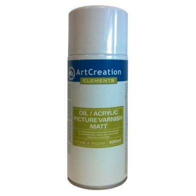 Materiais Belas Artes - Verniz matt óleo e acrílico Spray ArtCreation, 400 ml. | totenart.com