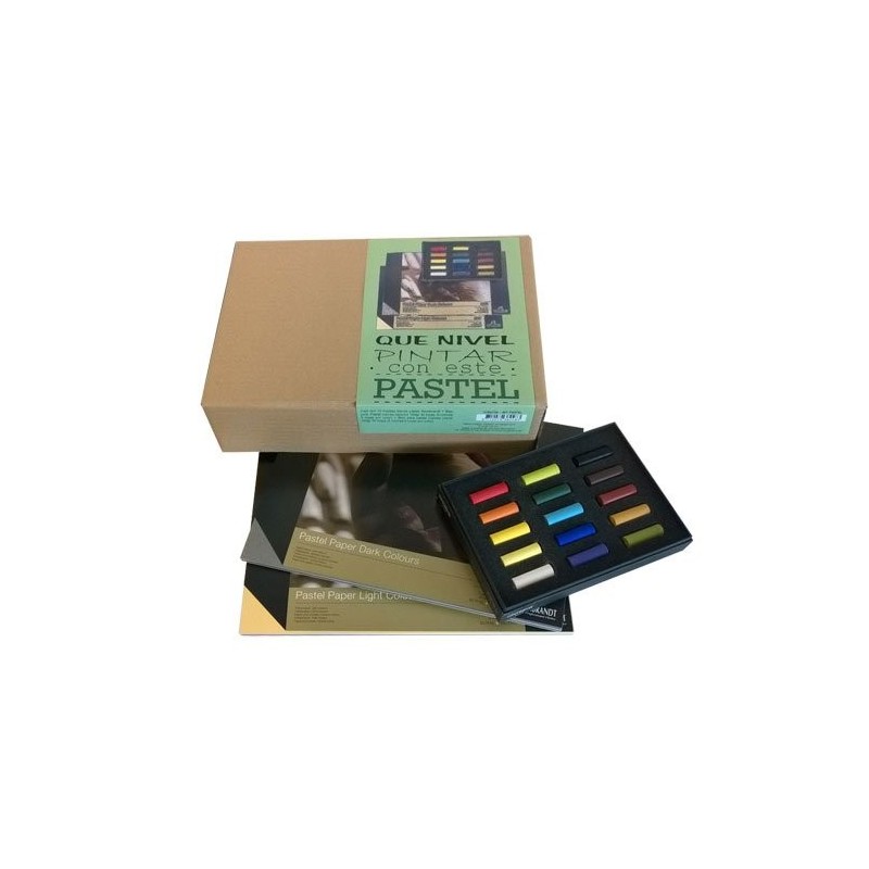 Materiais Belas Artes - Set Pastel Rembrandt, 15 medios uds. com 2 blocos | totenart.com