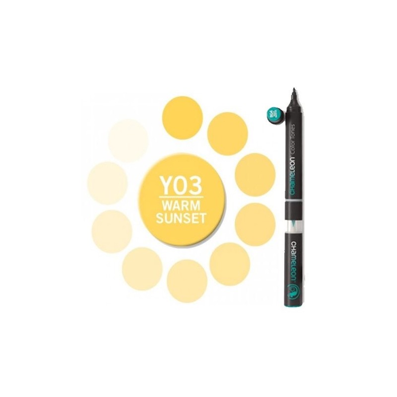 Materiais Belas Artes - Marcador Chameleon Amarelo Warm Sunset YO3 | totenart.com