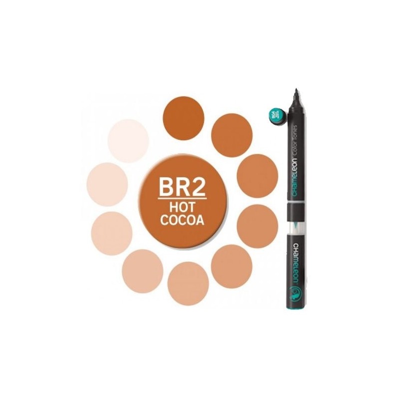 Materiais Belas Artes - Marcador Chameleon Hot Cocoa BR2 | totenart.com