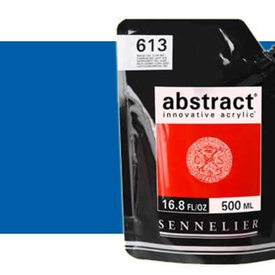 Materiais Belas Artes - Aqrilico Sennelier Abstract Azul de Cobalto Hue 303, 500 ml. | totenart.com