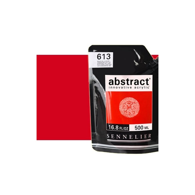 Materiais Belas Artes - Aqrilico Sennelier Abstract Vermelhâo 674, 500 ml. | totenart.com