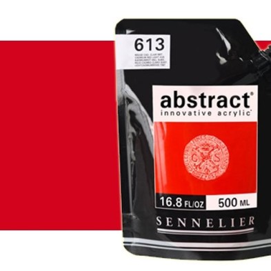 Materiais Belas Artes - Aqrilico Sennelier Abstract Vermelhâo 674, 500 ml. | totenart.com