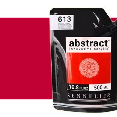 Materiais Belas Artes - Aqrilico Sennelier Abstract Vermelho Cádmio Escuro Hue 606, 500 ml. | totenart.com