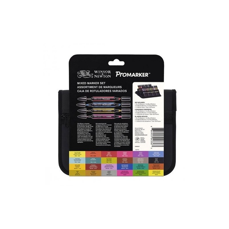 \nMateriais Belas Artes - Marcador Promarker Winsor & Newton, set 24 units - MIXED - | totenart.com