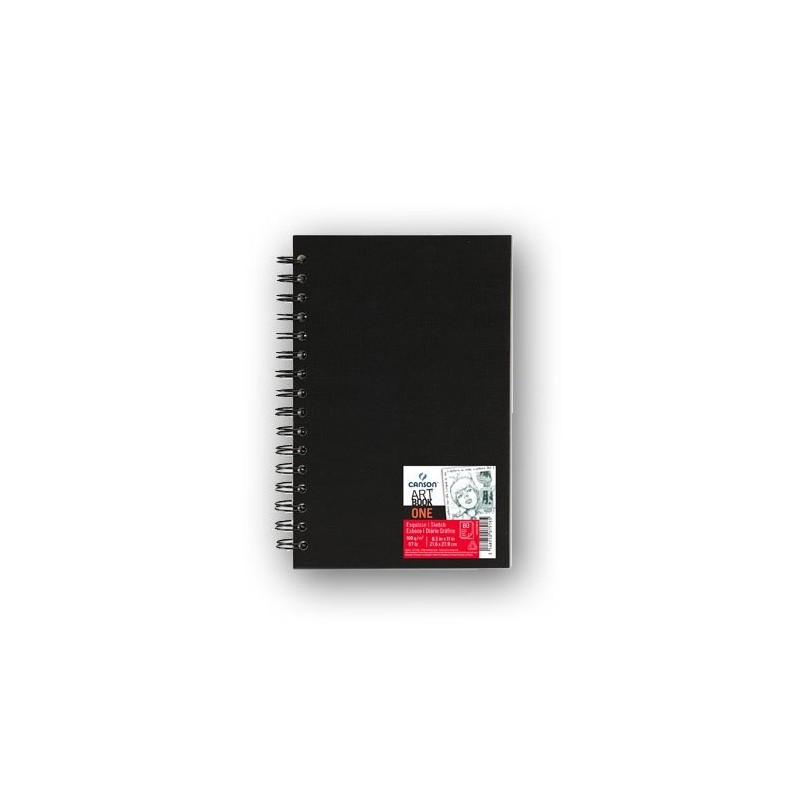 Materiais Belas Artes - Block Art Book One Canson, 21.6x27.9 cm, 100 gr, 80 f. | totenart.com