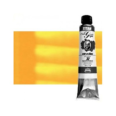 Materiais Belas Artes - Oleo Titan Goya, Amarelo Real, 200 ml. | totenart.com